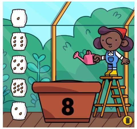 SUBITIZING SEEDS GAME KIDS