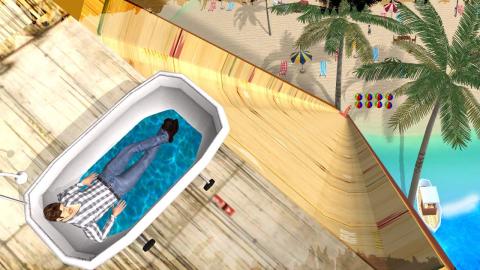 車輪上不可能的坡道