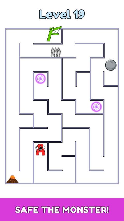Maze Rescue: Save The Monster
