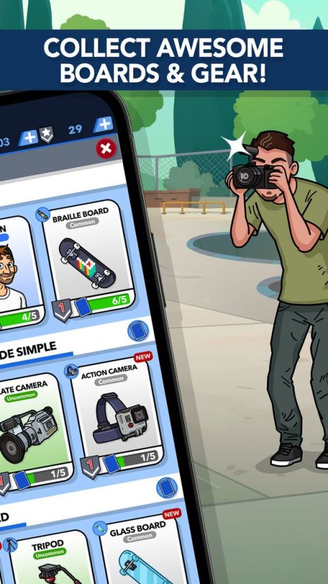 Braille Skateboarding Origins: Idle Skate Game