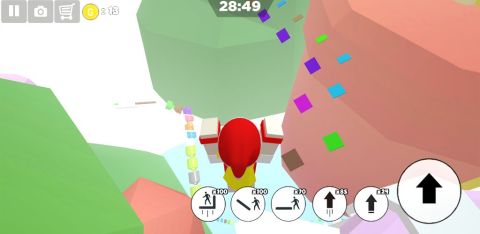 Christmas parkour sweet girl