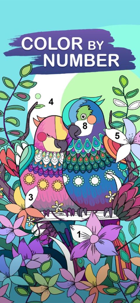 Art Games : Color by number