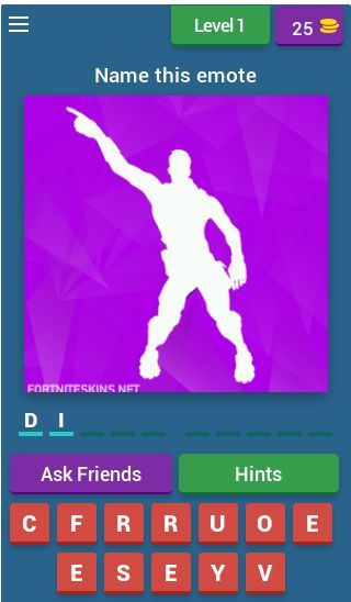 Guess The Fortnite Emotes