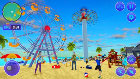 Family Summer Vacation Sim