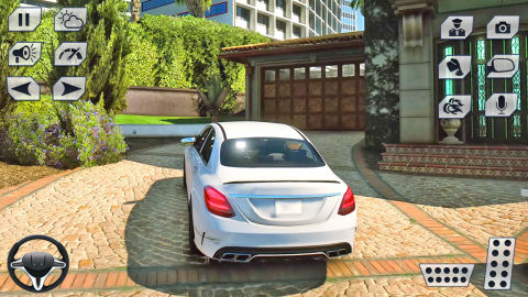 Driving Honda Civic Car