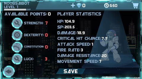 Simple Arena Robots PVP