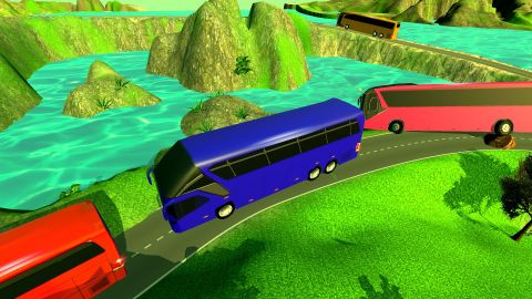 Offroad American bus Simulator