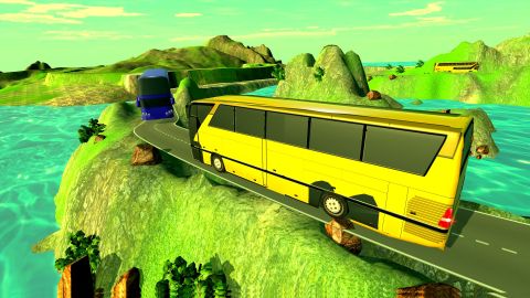 Offroad American bus Simulator