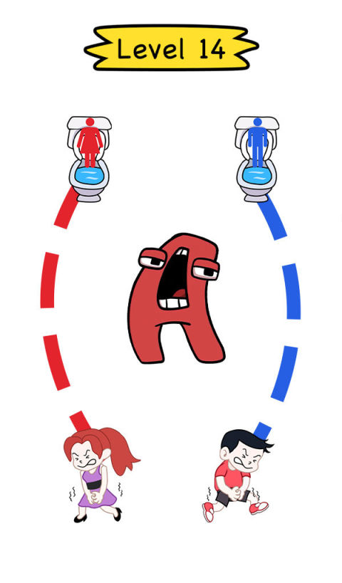 Toilet Rush Race: Draw Puzzle