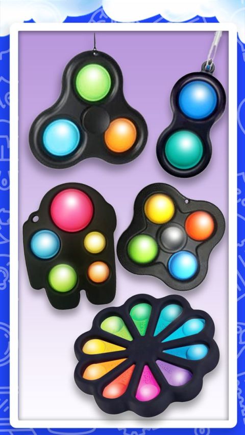 simple dimple pop it - Fidget Cubes Sensory Toys