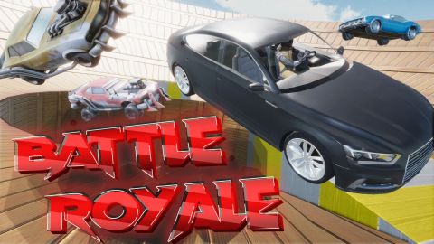 Mega Ramp: Audi S5 Demolition