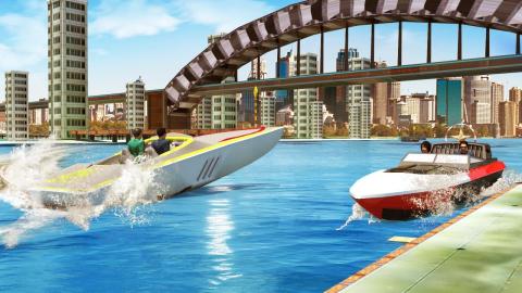 Boat Driving Games Parking Simulator