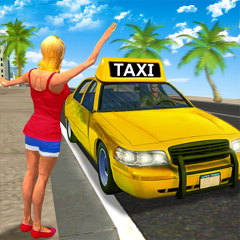 City Taxi Driving Sim 2020: Free Cab Driver Games