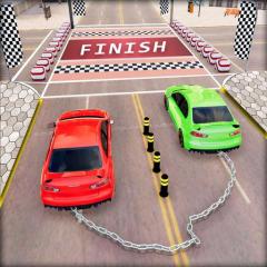 Chained Car Racing 2020: Chained Cars Stunts Games