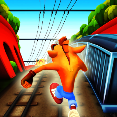 Subway Crash Jungle 3D Fox Bandi Game Adventures