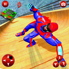 Robot Superhero Speed Light Hero