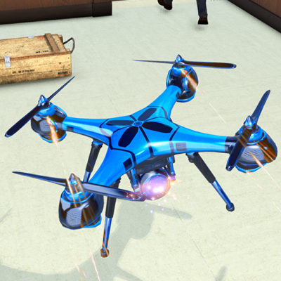 Drone Attack Flight Game 2020-New Spy Drone Games