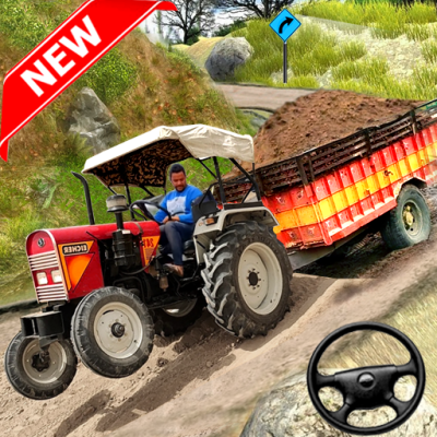 Cargo Tractor Trolley Simulator Farming Game 2