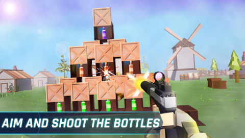 Bottle Gun Shooting