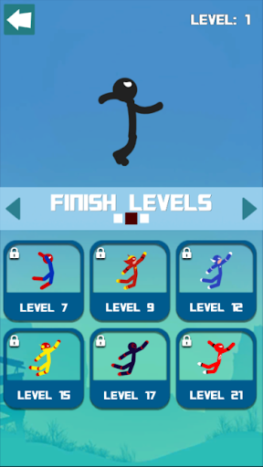 Super Hero Hook: Stickman Rope Swing