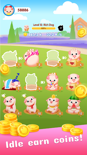 Piggy Bank - Idle Earn Coins!