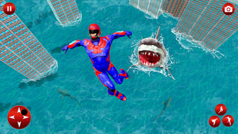 Robot Superhero Speed Light Hero