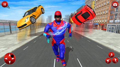 Robot Superhero Speed Light Hero