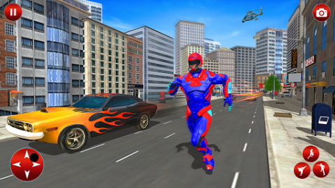 Robot Superhero Speed Light Hero