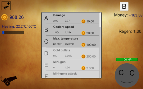 Idle cannon shot clicker games