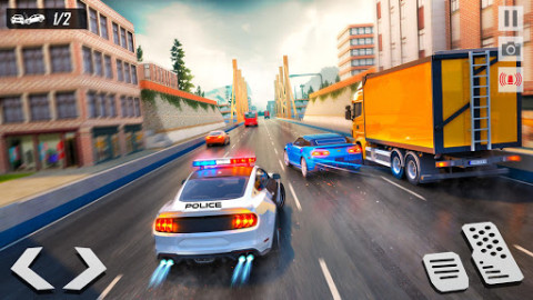 Highway Racing Police Car Chase: Cop Simulator