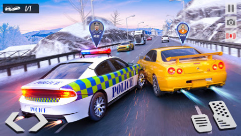 Highway Racing Police Car Chase: Cop Simulator
