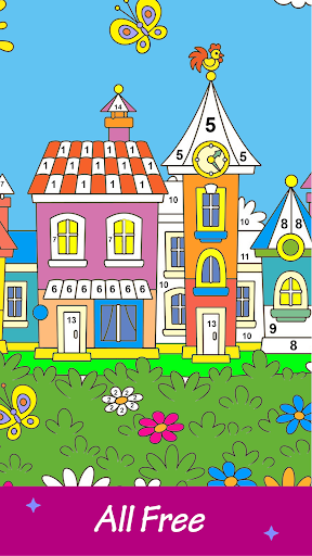 Perfect Adult Coloring - Color By Number Book Page