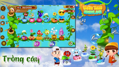 Vuon Treo Babylon - game nong trai