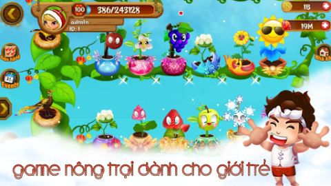 Vuon Treo Babylon - game nong trai