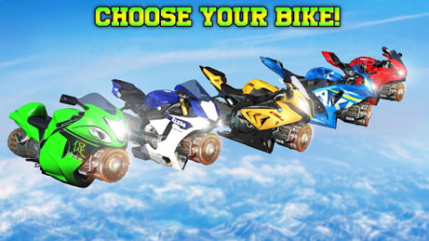 Jet Hover Bike Racing - Mega Ramp Racing Stunts