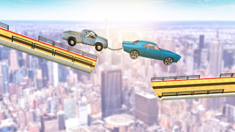 不可能跨越的巨型坡道3D