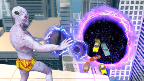 Ungodly Superhero - Flying Frog Black Ninja Hole