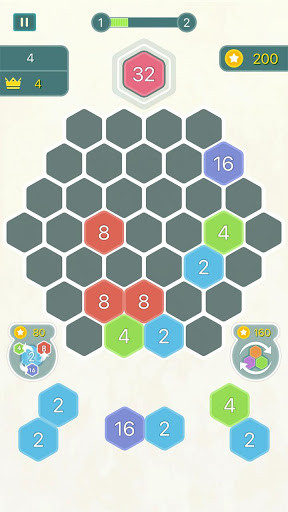 HexPop – Merge numbers to get 2048