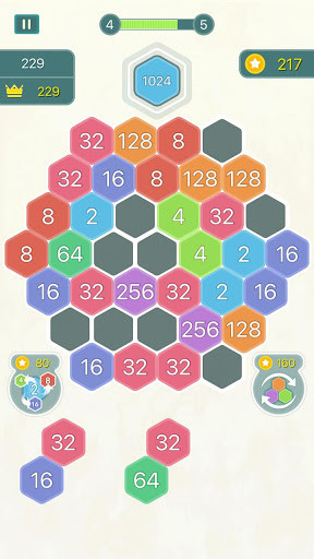 HexPop – Merge numbers to get 2048