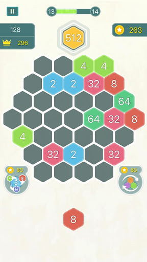 HexPop – Merge numbers to get 2048