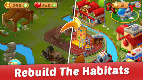 Solitaire: Forest Rescue TriPeaks