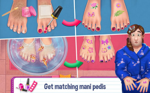 爸爸凌乱的一天