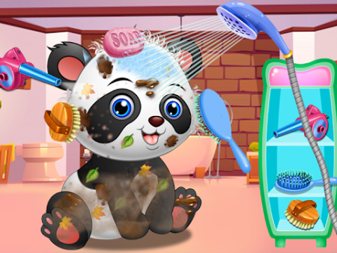 Pet Vet Care Wash Feed Animals - Games for Kids